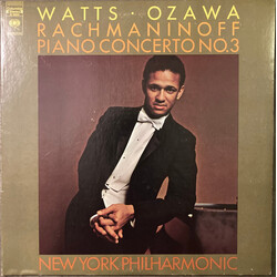 André Watts / Seiji Ozawa / The New York Philharmonic Orchestra / Sergei Vasilyevich Rachmaninoff Piano Concerto No. 3 Vinyl LP USED