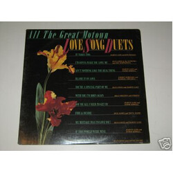 Various All The Great Motown Love Song Duets Vinyl LP USED