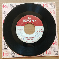 David Hill (4) Two Brothers / Deep Goes My Love USED VINYL 7INCH 45 RPM SINGLE PROMO