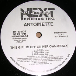 Antoinette This Girl Is Off On Her Own (Remix) / I'm Crying USED VINYL 12INCH 33 S RPM PROMO