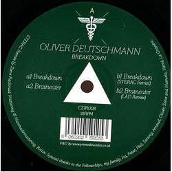 Oliver Deutschmann Breakdown USED VINYL 12INCH 33 S RPM