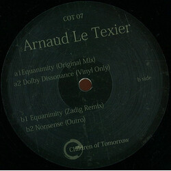 Arnaud Le Texier Equanimity USED VINYL 12INCH 33 S RPM