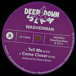 Washerman / James Johnston (5) Split Slam EP USED VINYL 12INCH EP 33 S RPM