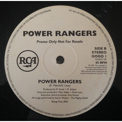 The Mighty Morph'n Power Rangers Power Rangers (The Official Single) USED VINYL 12INCH PROMO