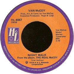 Van McCoy Night Walk USED VINYL 7INCH 45 RPM SINGLE