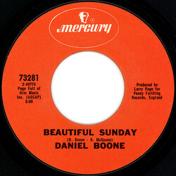 Daniel Boone Beautiful Sunday USED VINYL 7INCH 45 RPM SINGLE STYRENE
