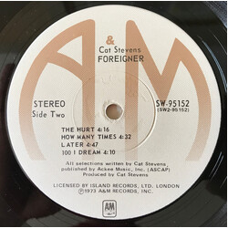 Cat Stevens Foreigner Vinyl LP USED