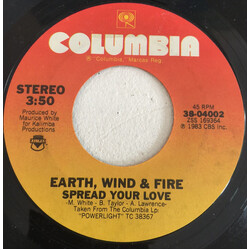 Earth, Wind & Fire Spread Your Love USED VINYL 7INCH 45 RPM SINGLE