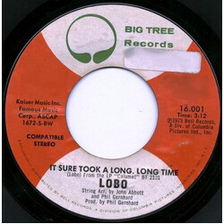 Lobo (3) It Sure Took A Long, Long Time / Running Deer USED VINYL 7INCH SINGLE 45 RPM