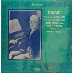 Wolfgang Amadeus Mozart / Alfred Brendel / Zagrebački Solisti / Antonio Janigro Piano Concertos In E Flat, K.271 & K.449 Vinyl LP USED