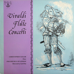 Antonio Vivaldi / Christopher Taylor (2) / Philomusica Of London / Carl Pini Flute Concerti Vinyl LP USED