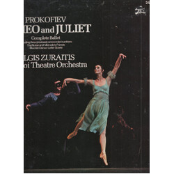 Sergei Prokofiev / Bolshoi Theatre Orchestra / Algis Žiūraitis Romeo And Juliet - Ballet. Op. 64 Vinyl LP USED
