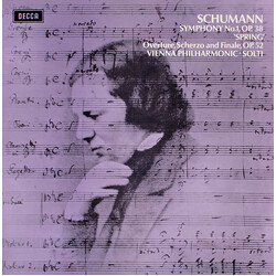 Robert Schumann / Wiener Philharmoniker / Georg Solti Symphony No.1 Op. 38 'Spring' / Overture, Scherzo And Finale, Op. 52 Vinyl LP USED