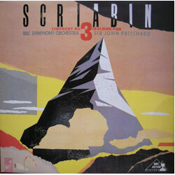 Alexander Scriabine / BBC Symphony Orchestra / John Pritchard Symphony No. 3 Op 43 Divine Poem Vinyl LP USED