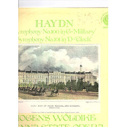 Joseph Haydn / Mogens Wöldike / Orchester Der Wiener Staatsoper Symphony No. 100 In G, "Military" / Symphony No. 101 In D, "Clock" Vinyl LP USED