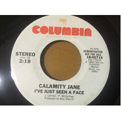Calamity Jane (5) I've Just Seen A Face USED VINYL 7INCH 45 RPM PROMO STEREO