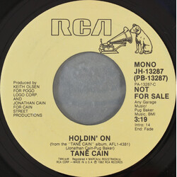 Tané Cain Holdin' On USED VINYL 7INCH 45 RPM SINGLE PROMO STEREO MONO