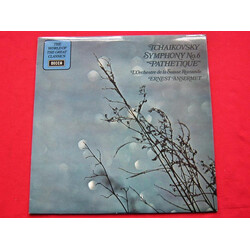 Pyotr Ilyich Tchaikovsky / Ernest Ansermet / L'Orchestre De La Suisse Romande Symphony No. 6 In B Minor, Op. 74 ("Pathetique") Vinyl LP USED