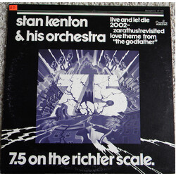 Stan Kenton And His Orchestra 7.5 On The Richter Scale Vinyl LP USED