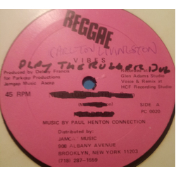 Carlton Livingston Play The Rub-A-Dub Vinyl 12" USED