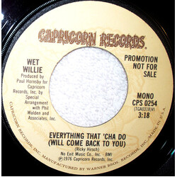 Wet Willie Everything That 'Cha Do (Will Come Back To You) USED VINYL 7INCH 45 RPM PROMO STEREO MONO