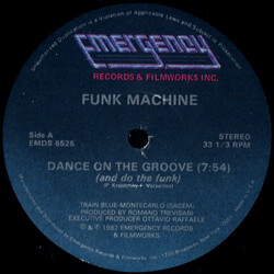 Funk Machine Dance On The Groove (And Do The Funk) VINYL 12" USED