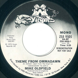 Mike Oldfield Theme From Ommadawn USED VINYL 7INCH 45 RPM PROMO STEREO MONO