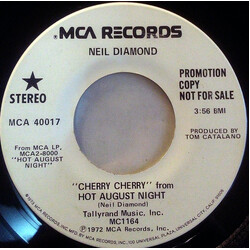 Neil Diamond Cherry Cherry USED VINYL 7INCH PROMO 45 RPM