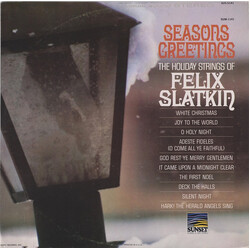 Felix Slatkin Seasons Greetings - The Holiday Strings Of Felix Slatkin Vinyl LP USED
