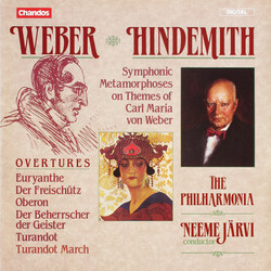 Carl Maria von Weber / Paul Hindemith / Philharmonia Orchestra / Neeme Järvi Symphonic Metamorphoses On Themes Of Carl Maria Von Weber / Overtures Vin