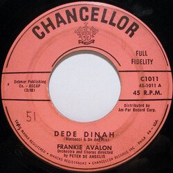 Frankie Avalon DeDe Dinah USED VINYL 7INCH SINGLE 45 RPM