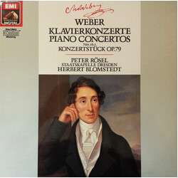 Carl Maria Von Weber / Peter Rösel / Staatskapelle Dresden / Herbert Blomstedt Klavierkonzerte No's. 1 & 2 Konzertstück Op. 79 Vinyl LP USED