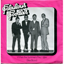 Fabulous Poodles When The Summer's Thru' b/w Bike Blood USED VINYL 7INCH 45 RPM SINGLE