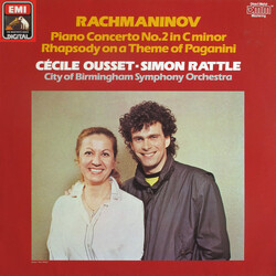Sergei Vasilyevich Rachmaninoff / Cécile Ousset / Sir Simon Rattle / City Of Birmingham Symphony Orchestra Piano Concerto No.2 / Rhapsody On A Theme O