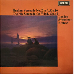 Johannes Brahms / Antonín Dvořák / The London Symphony Orchestra / István Kertész Serenade No. 2 In A, Op. 16 / Serenade For Wind, Op. 44 Vinyl LP USE