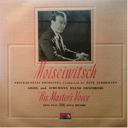 Philharmonia Orchestra / Benno Moiseiwitsch / Edvard Grieg / Robert Schumann Grieg And Schumann Piano Concertos Vinyl LP USED