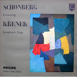 Arnold Schoenberg / Ernst Krenek Erwartung / Symphonic Elegy Vinyl LP USED
