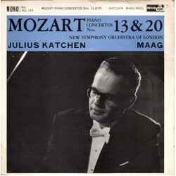 Wolfgang Amadeus Mozart / The New Symphony Orchestra Of London / Julius Katchen / Peter Maag Mozart Piano Concertos Nos. 13 & 20 Vinyl LP USED