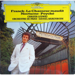 César Franck / Christa Ludwig / Orchestre De Paris / Daniel Barenboim Le Chasseur Maudit / Nocturne / Psyché Vinyl LP USED