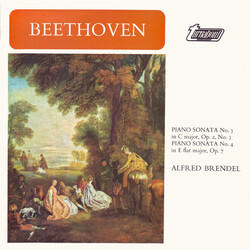 Ludwig Van Beethoven / Alfred Brendel Piano Sonata No. 3 In C Major, Op. 2, No. 3 / Piano Sonata No. 4 In E Flat Major, Op. 7 Vinyl LP USED