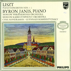 Franz Liszt / Byron Janis Piano Concertos Nos. 1-2 Vinyl LP USED