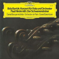 Béla Bartók / Paul Hindemith / Orchestre De Paris / Daniel Barenboim / Daniel Benyamini Konzert Für Viola Und Orchester / Der Schwanendreher Vinyl LP 