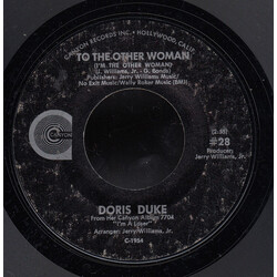 Doris Duke To The Other Woman (I'm The Other Woman) / I Don't Care Anymore USED VINYL 7INCH 45 RPM STYRENE