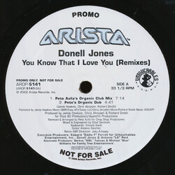 Donell Jones You Know That I Love You (Remixes) USED VINYL 12INCH 33 S RPM PROMO