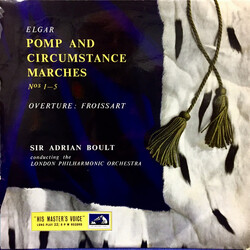 Sir Edward Elgar / The London Philharmonic Orchestra / Sir Adrian Boult Pomp & Circumstance Marches Nos 1-5 Vinyl LP USED