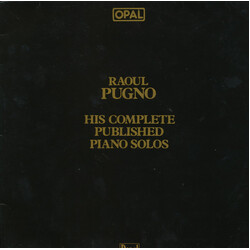 Raoul Stéphane Pugno His Complete Published Piano Solos Vinyl LP USED