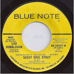 Lou Donaldson Sassy Soul Strut (Mono / Stereo) USED VINYL 7INCH 45 RPM PROMO MONO STEREO