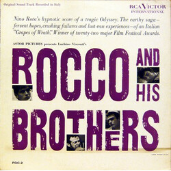Nino Rota Rocco And His Brothers (Original Sound Track) Vinyl LP USED
