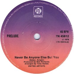 Prelude (3) Never Be Anyone Else But You Vinyl 7" USED