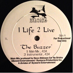 1 Life 2 Live The Buzzer USED VINYL 12INCH 33 S RPM PROMO